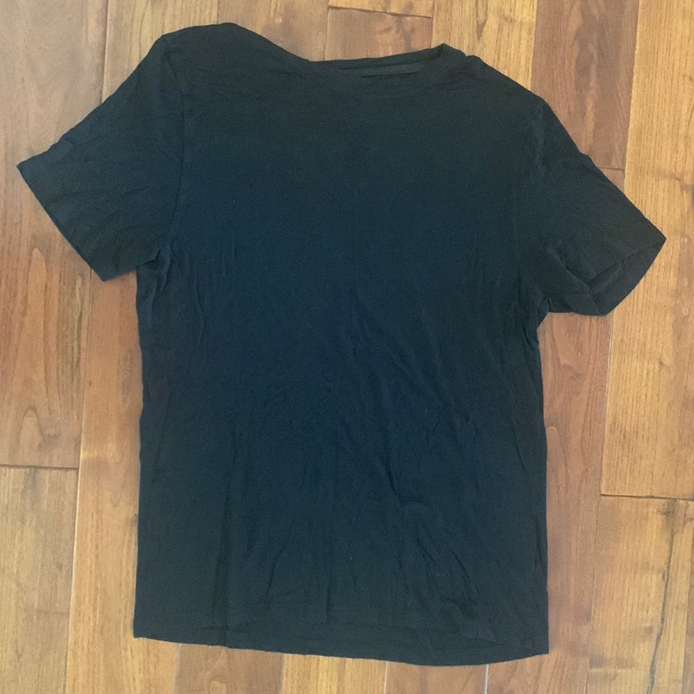 UGG T-shirt size M Men's BLACK short sleeve 100% Cotton SUPER SOFT Minimalist
